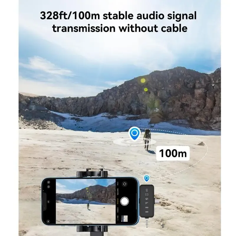 3 in 1 Microphone for iPhone/Android/Camera