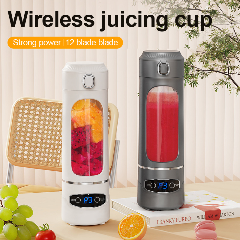 Portable dual-purpose juicing cup