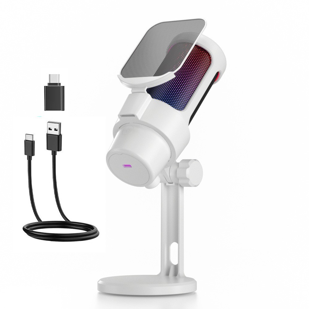  RGB Computer Microphone for Gaming Electronic Sports Recording Live Broadcast 