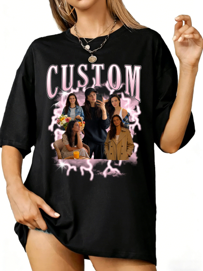 Custom rap T-shirts, custom face T-shirts for your boyfriend/girlfriend, retro graphic T-shirts, a great birthday gift choice.
