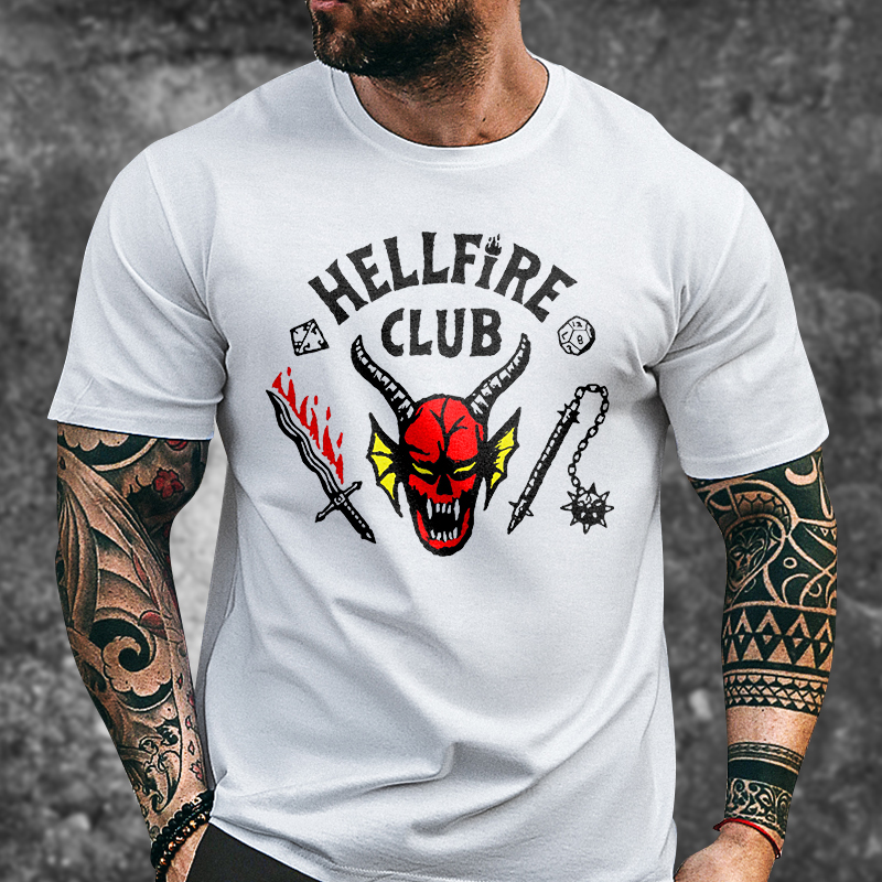 Livereid Stranger Things Season 5 Hellfire Club Printed T-shirt