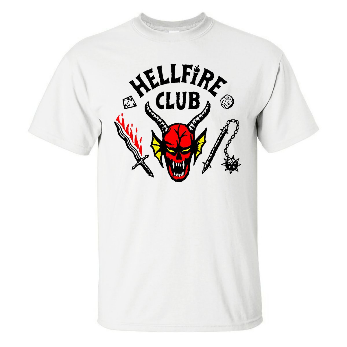 Livereid Stranger Things Season 5 Hellfire Club Printed T-shirt
