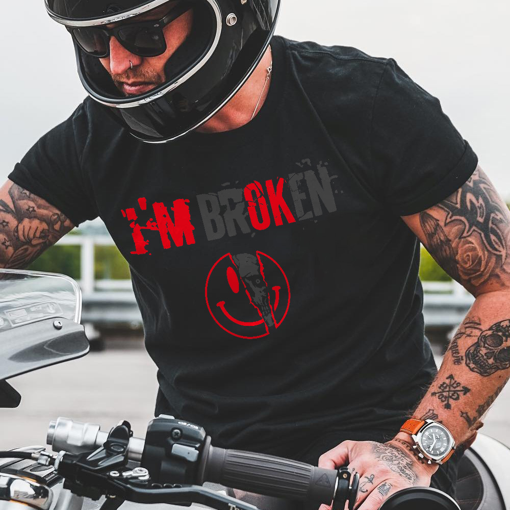 I'm Broken Printed T-shirt
