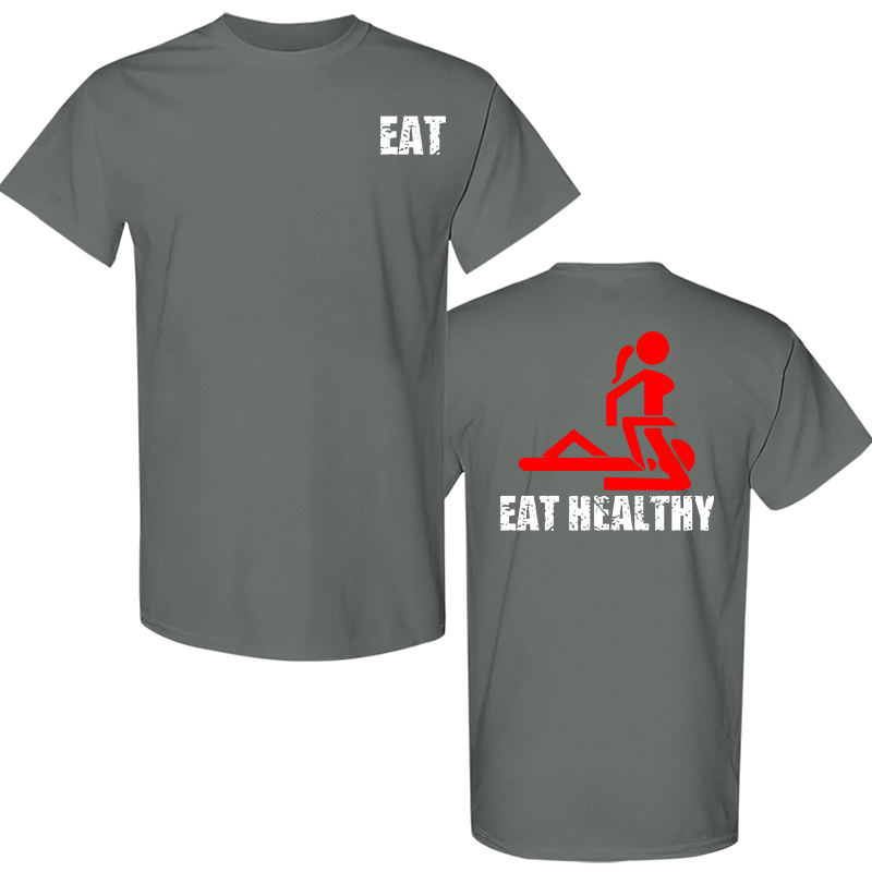 Eat Healthy Printed Men's T-Shirt