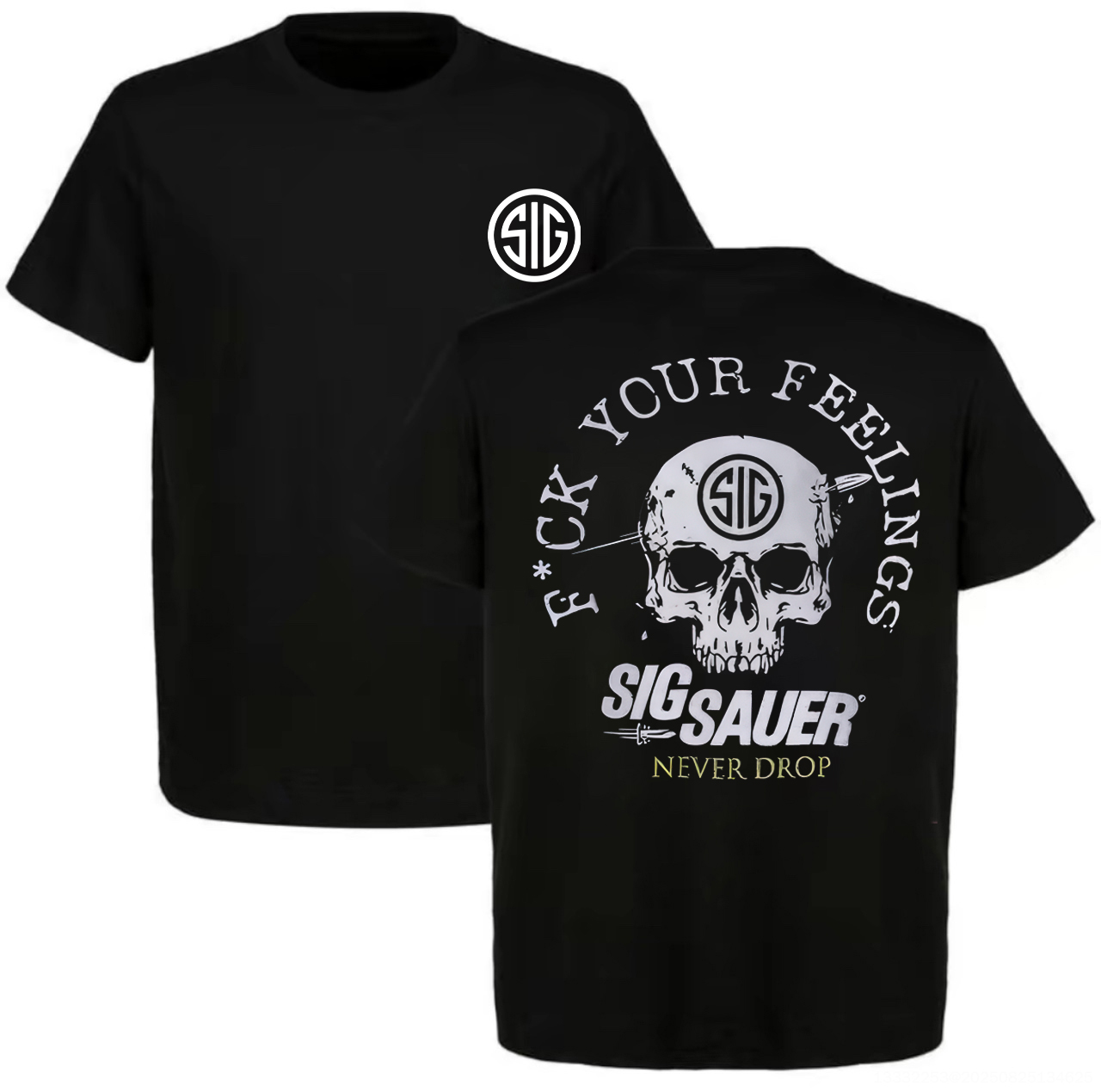 Sig Sauer Never Drop Printed Men's T-Shirt