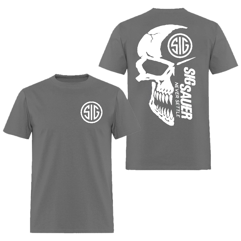 Sig Sauer Never Settle Printed Men's T-shirt