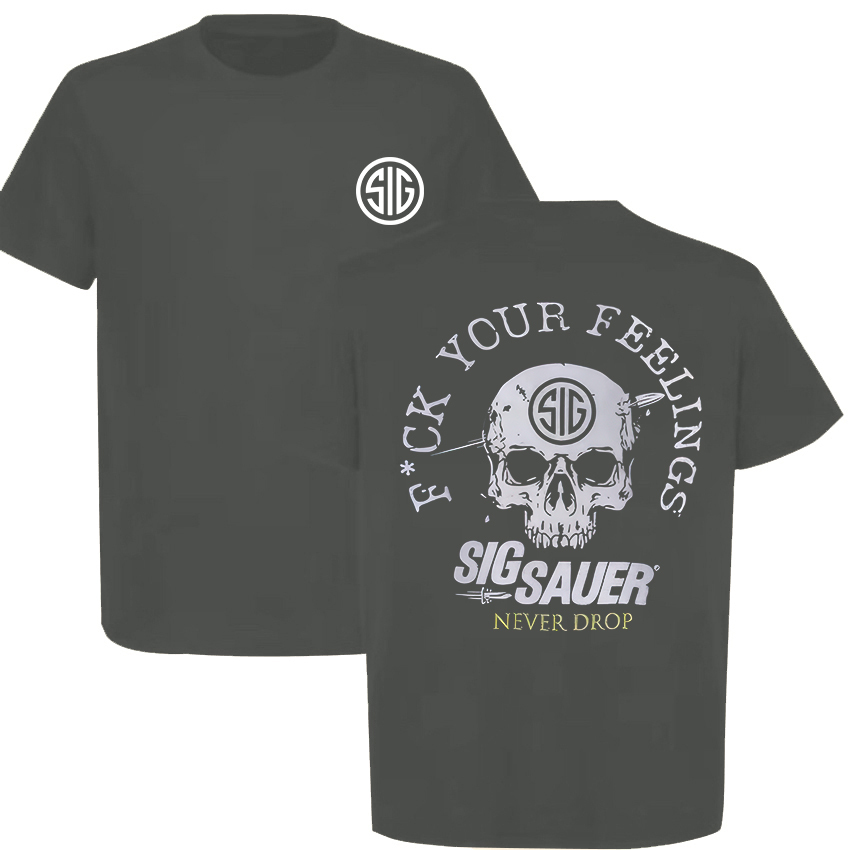 Sig Sauer Never Drop Printed Men's T-Shirt