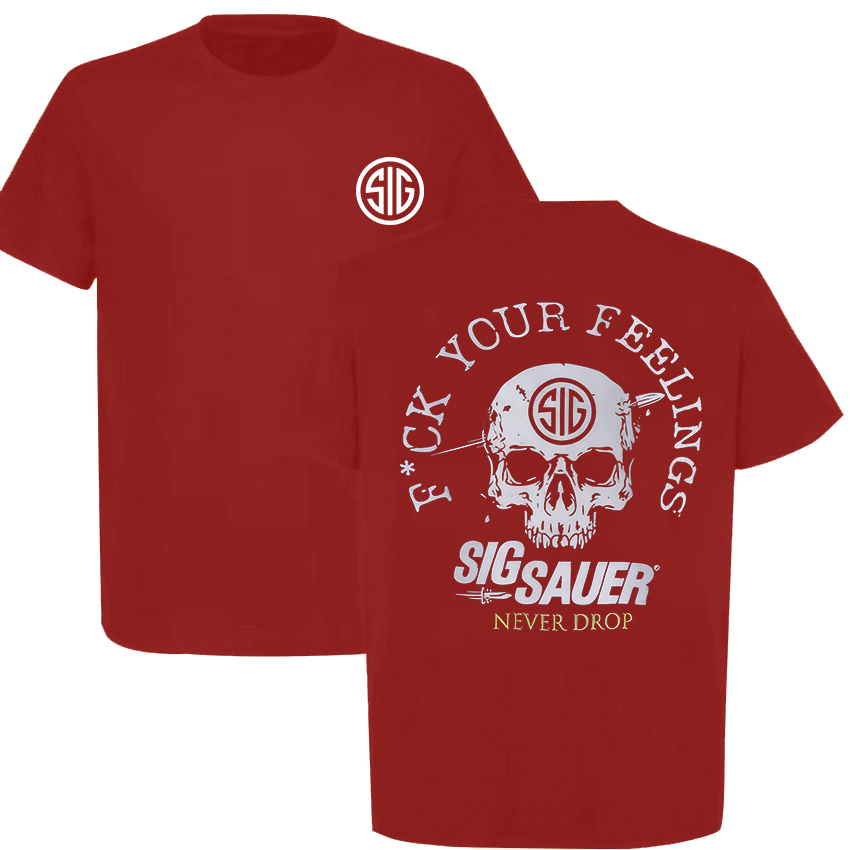 Sig Sauer Never Drop Printed Men's T-Shirt