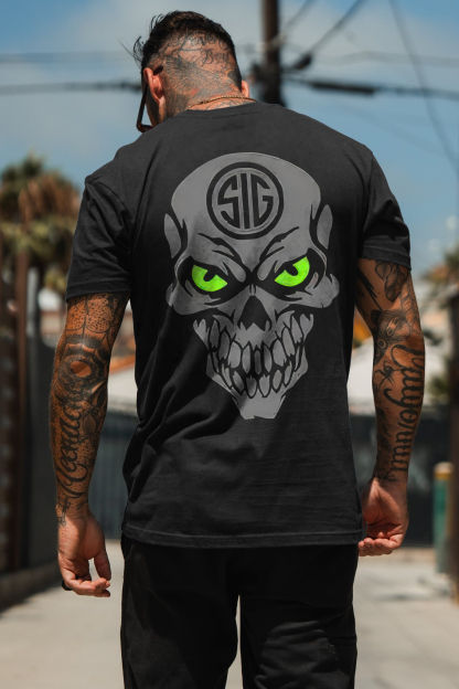 Sig Sauer Skull Printed Men's T-Shirt