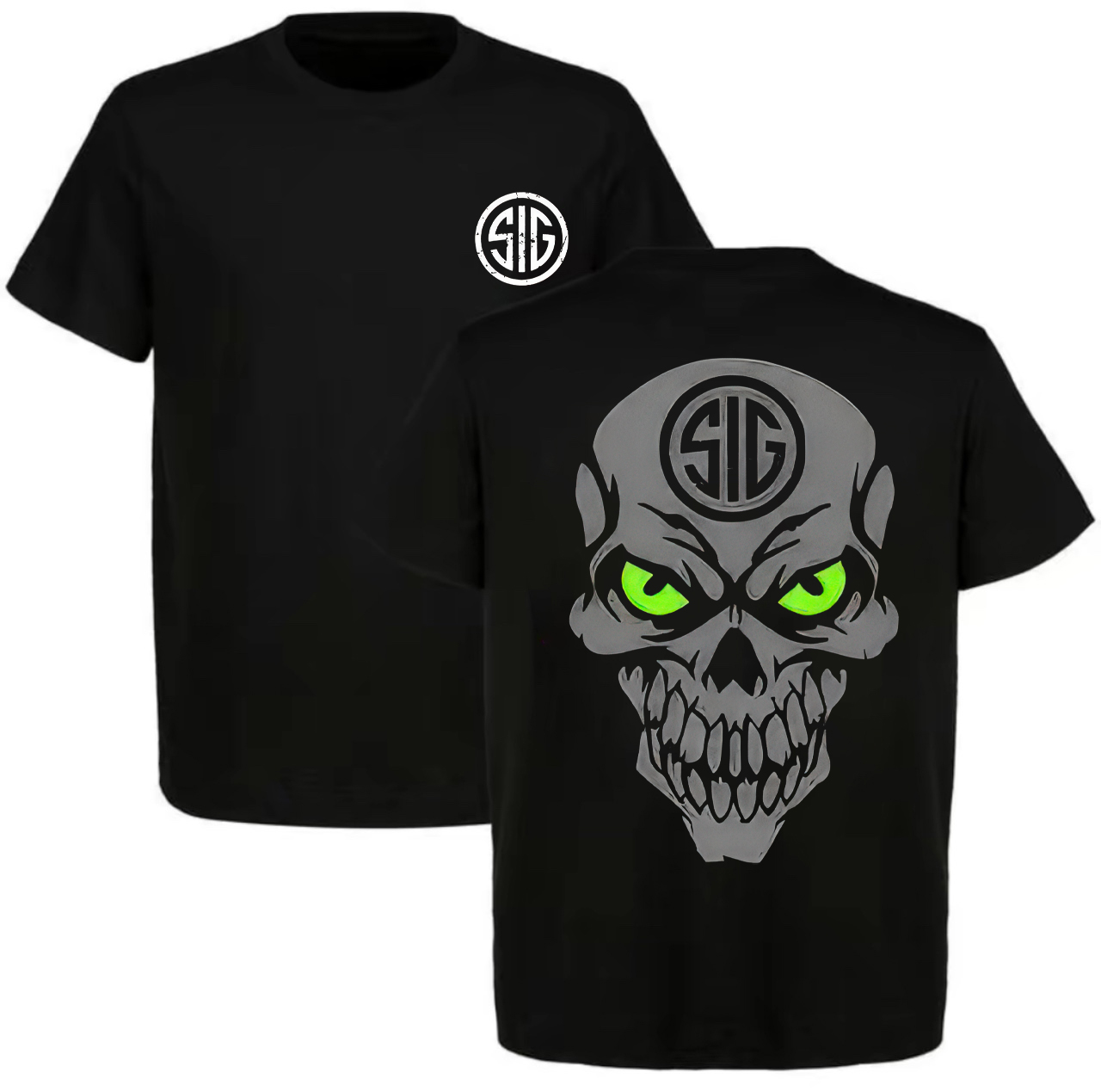Sig Sauer Skull Printed Men's T-Shirt