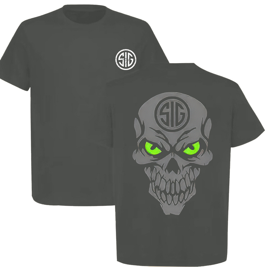 Sig Sauer Skull Printed Men's T-Shirt