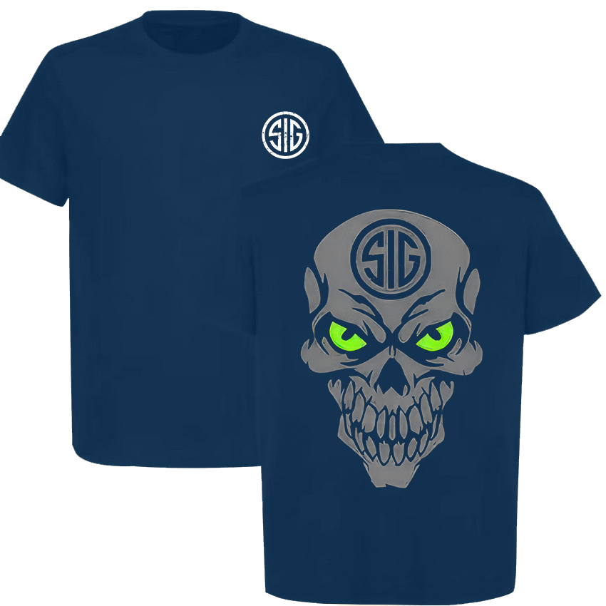 Sig Sauer Skull Printed Men's T-Shirt