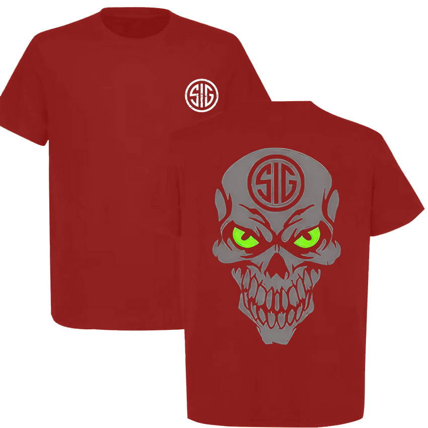 Sig Sauer Skull Printed Men's T-Shirt