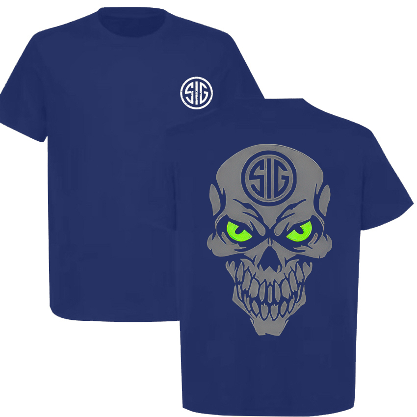 Sig Sauer Skull Printed Men's T-Shirt