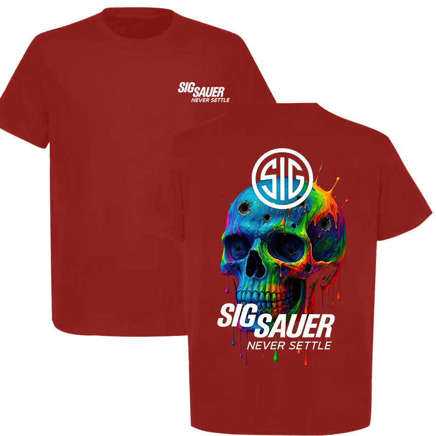 Sig Sauer Never Settle Printed Men's T-Shirt