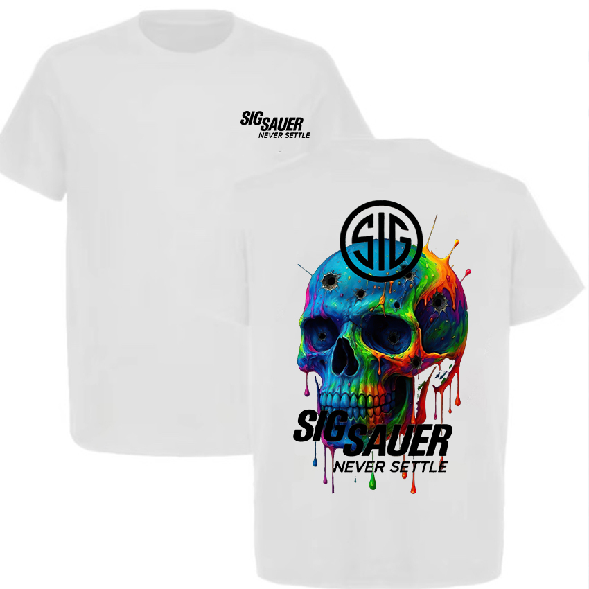 Sig Sauer Never Settle Printed Men's T-Shirt