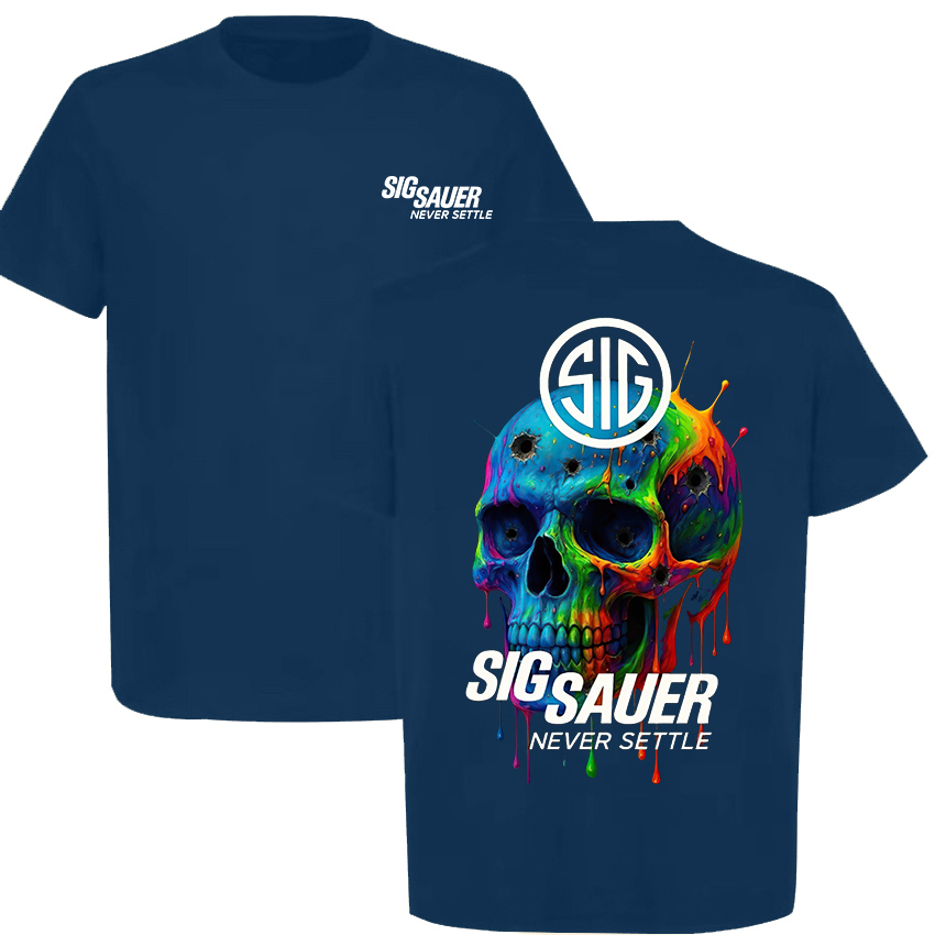 Sig Sauer Never Settle Printed Men's T-Shirt