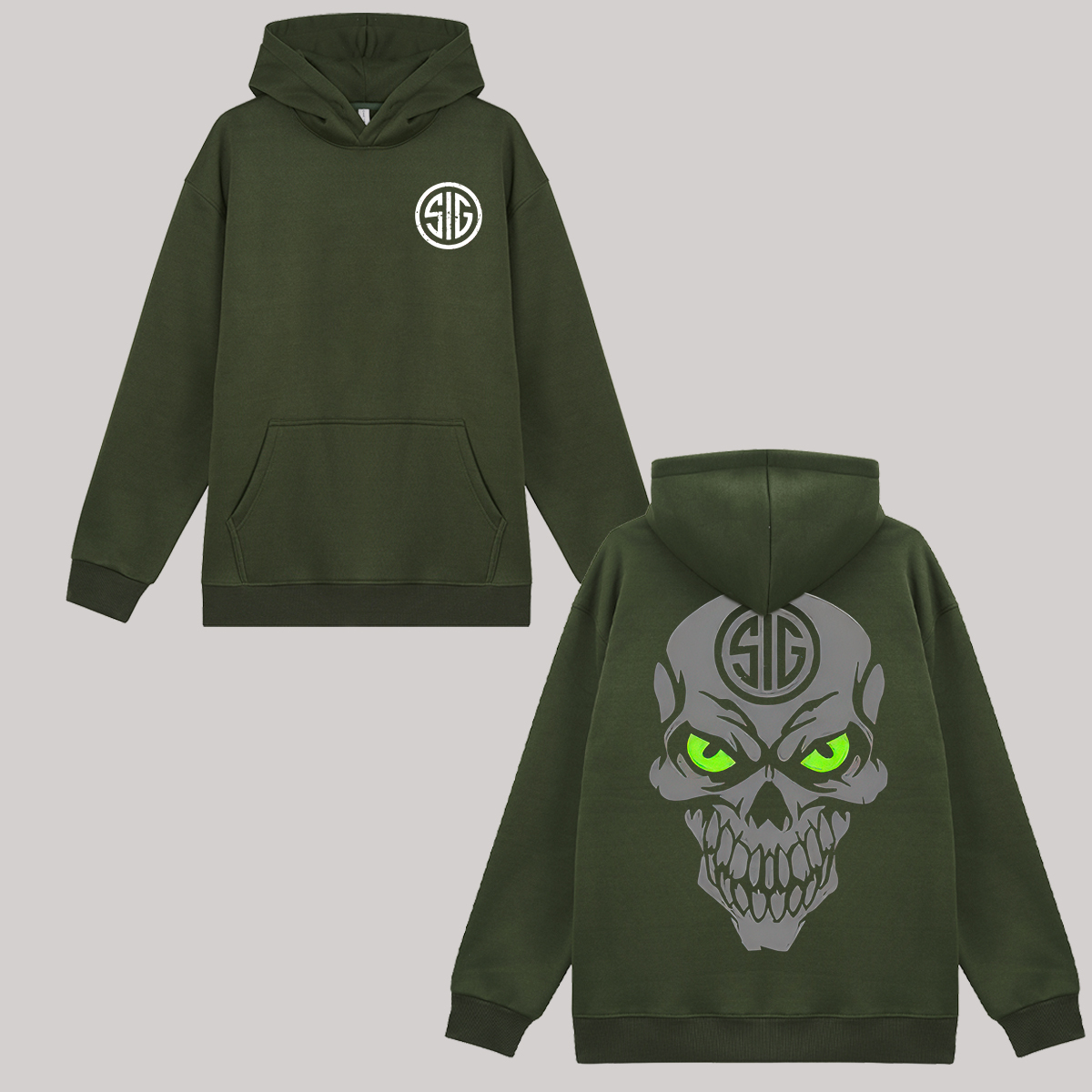 Sig Sauer Printed Fleece-lined Unisex Hoodie
