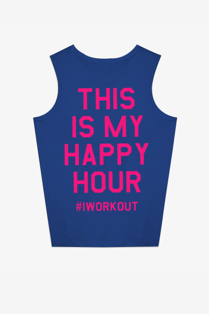 This Is My Happy Hour Printed Women's Vest