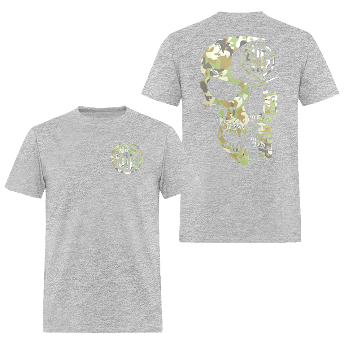 Sig Sauer Never Settle Printed Men's T-shirt