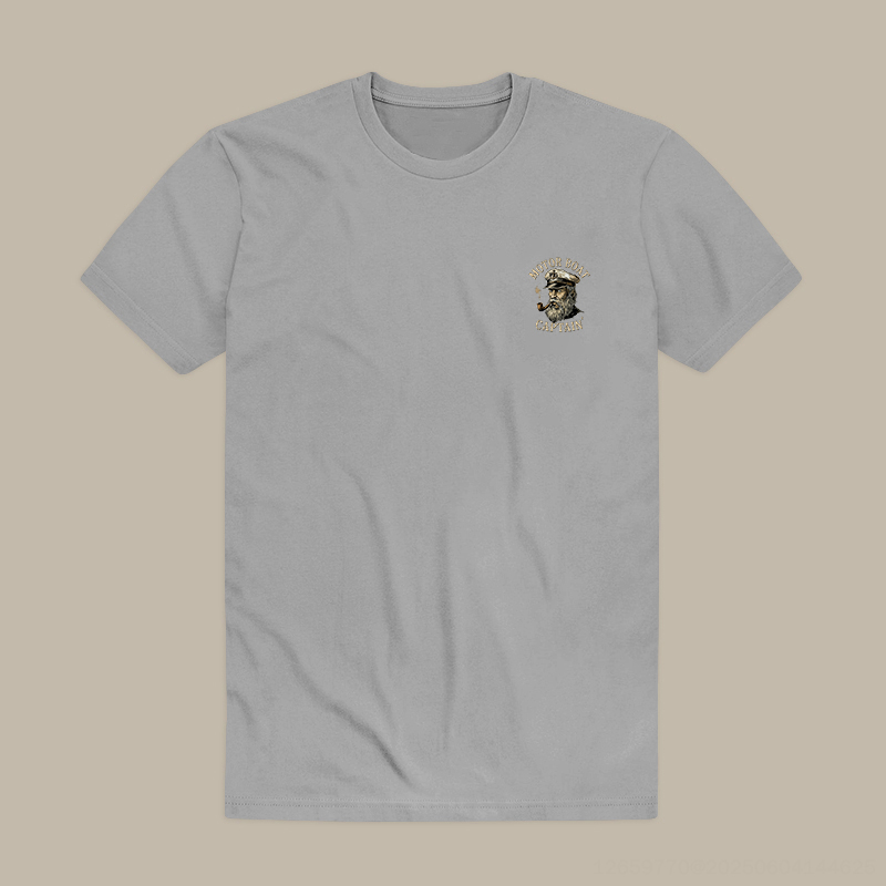 Motor Boat Captain' Printed Men's T-shirt