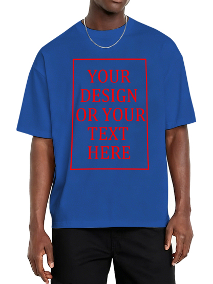 Custom T-shirt 100% Cotton Customizable Men's Pure Cotton Unisex T-shirt - Love My Boyfriend Girlfriend T-shirt Casual Short-Sleeved T-shirt - Personalized Photo Selfie Design T-shirt, soft, breathable, comfortable, unique gift idea