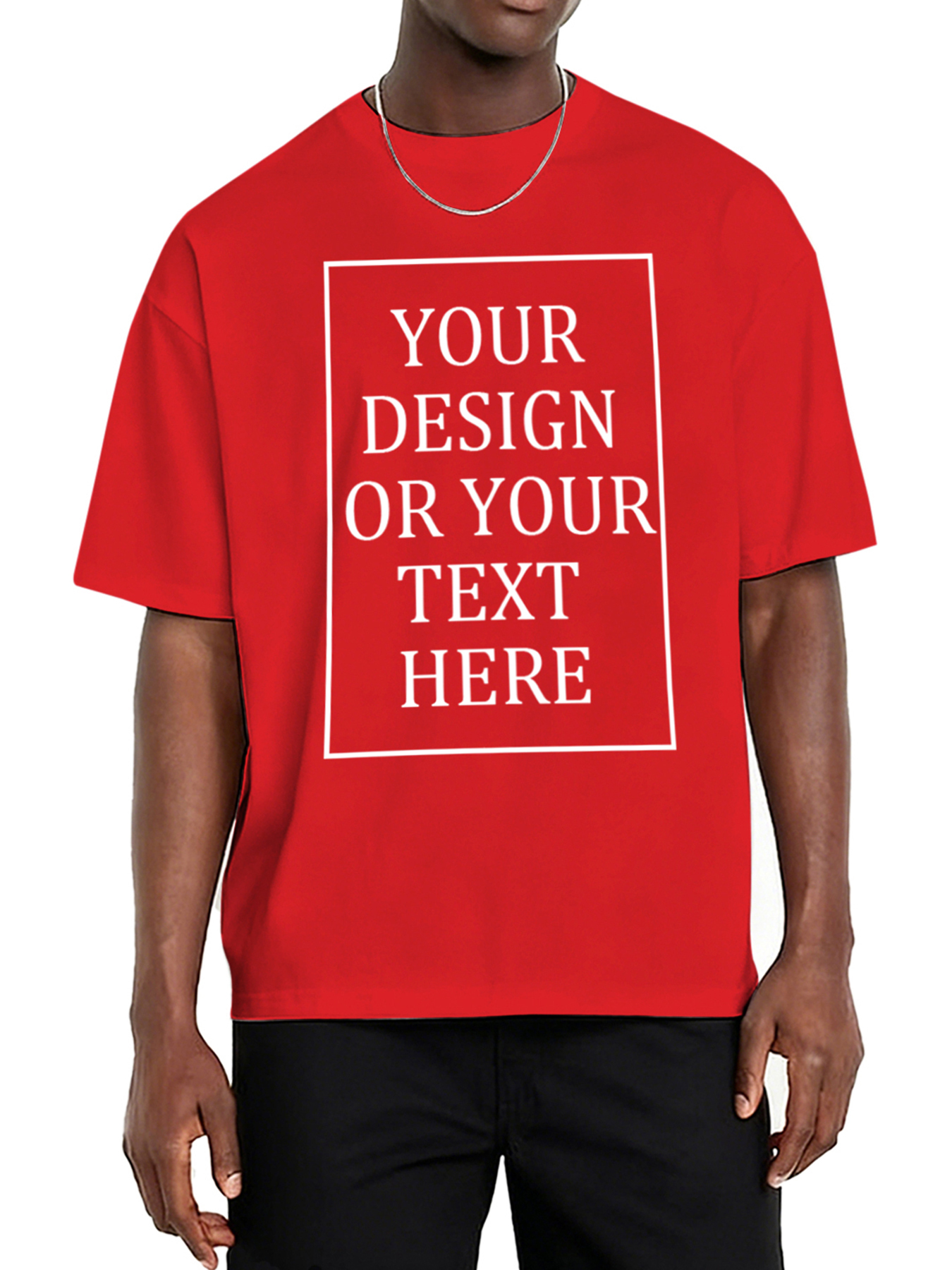 Custom T-shirt 100% Cotton Customizable Men's Pure Cotton Unisex T-shirt - Love My Boyfriend Girlfriend T-shirt Casual Short-Sleeved T-shirt - Personalized Photo Selfie Design T-shirt, soft, breathable, comfortable, unique gift idea