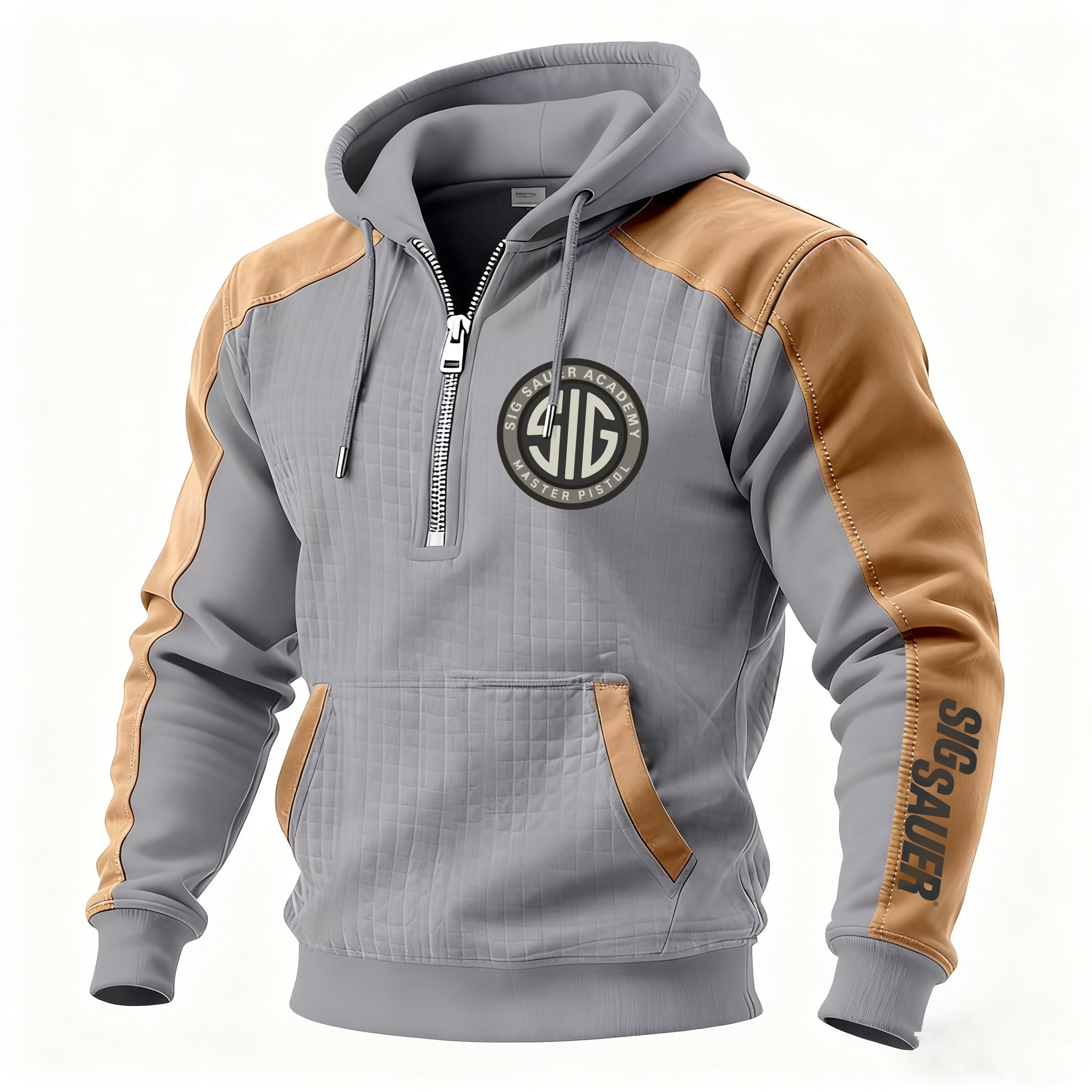SIG Sauer Academy Printed Fleece-lined Unisex Color-Blocked Hoodie