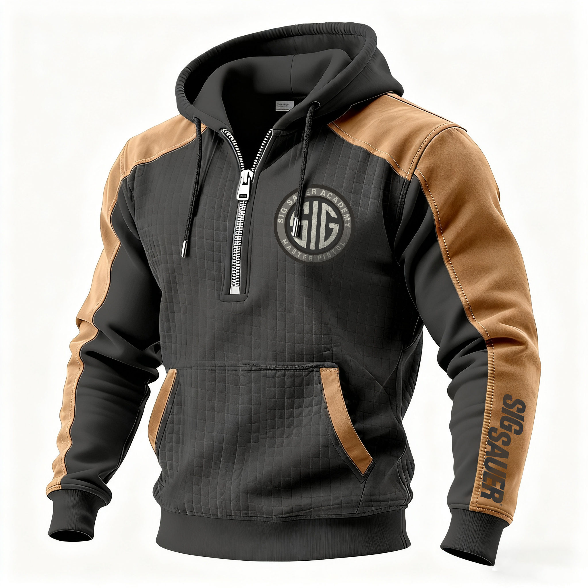 SIG Sauer Academy Printed Fleece-lined Unisex Color-Blocked Hoodie