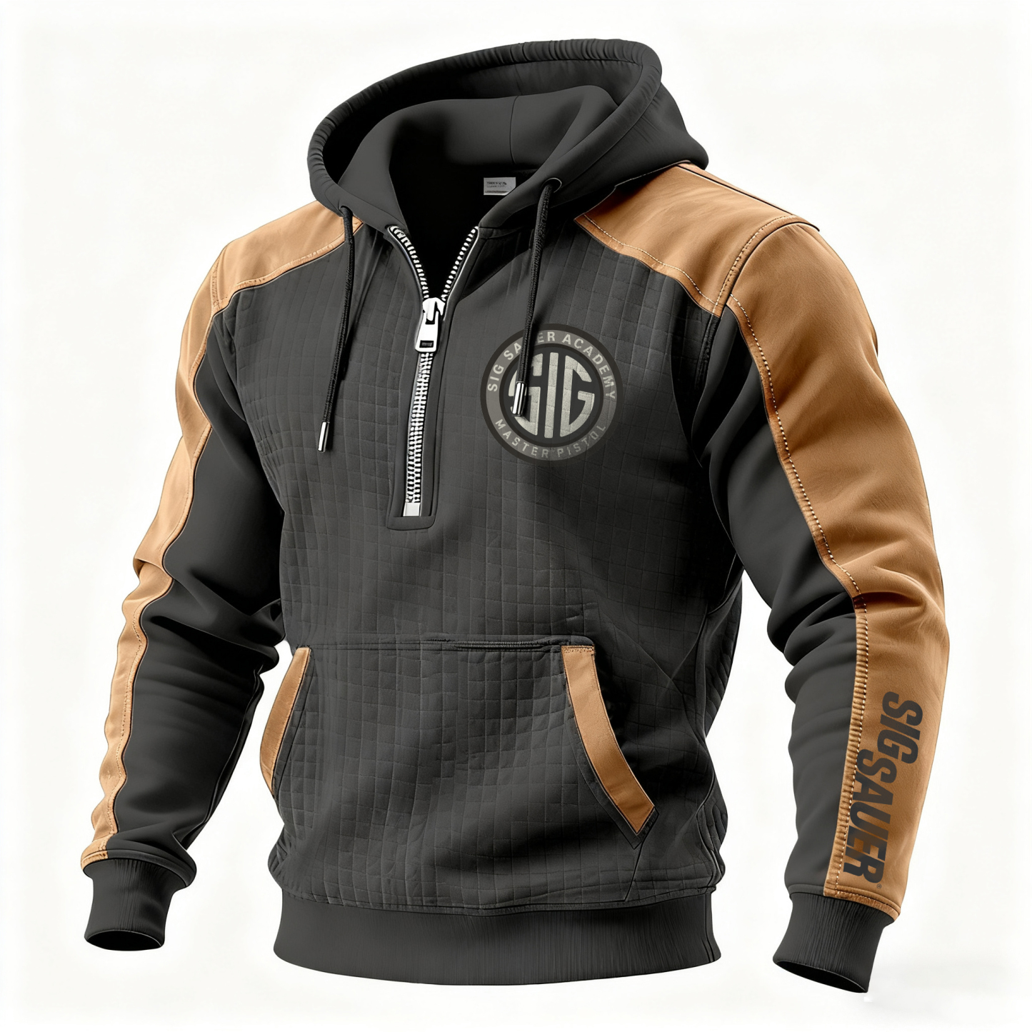 SIG Sauer Academy Printed Fleece-lined Unisex Color-Blocked Hoodie
