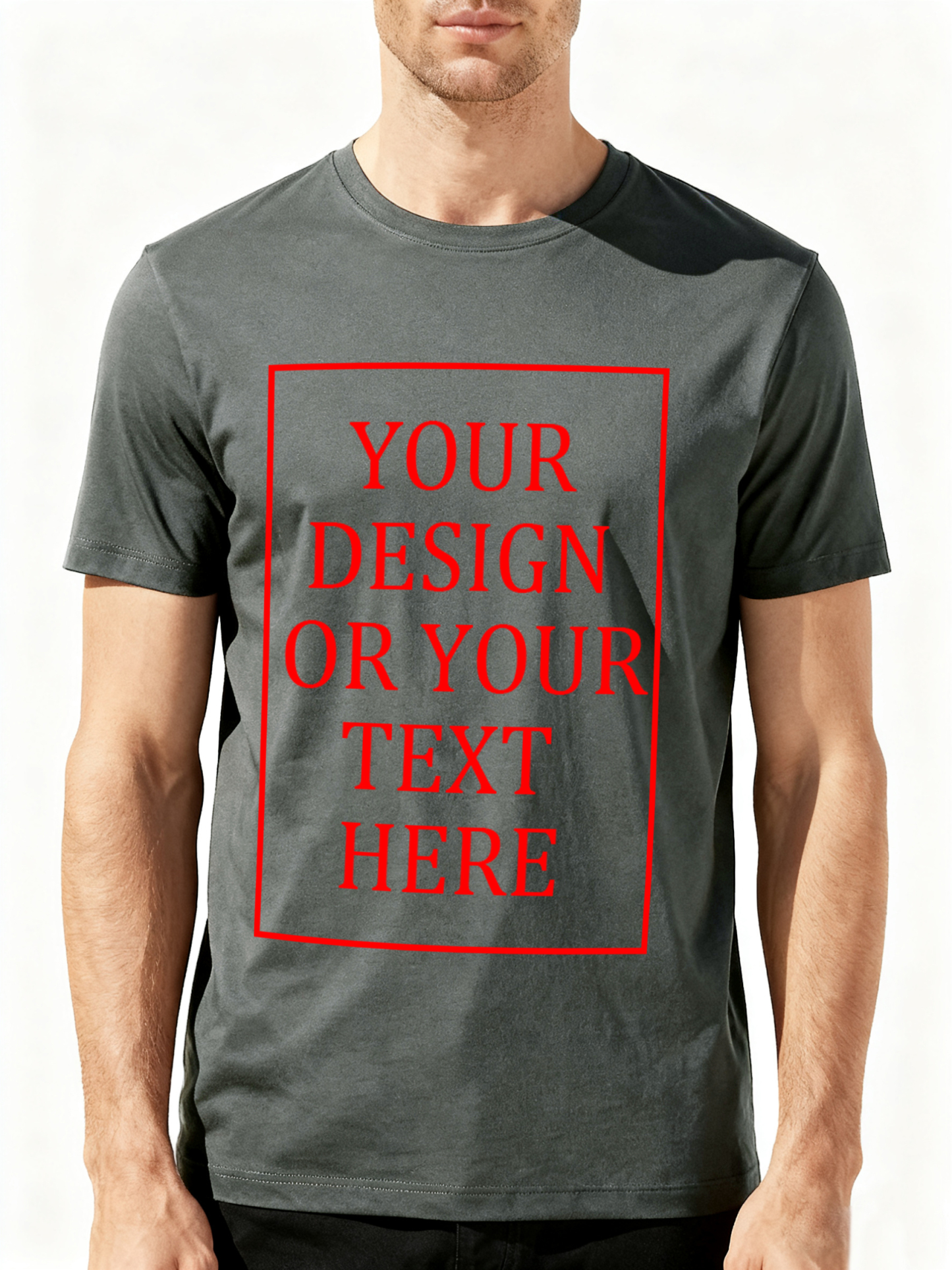 Custom T-shirt 100% Cotton Customizable Men's Pure Cotton Unisex T-shirt - Love My Boyfriend Girlfriend T-shirt Casual Short-Sleeved T-shirt - Personalized Photo Selfie Design T-shirt, soft, breathable, comfortable, unique gift idea