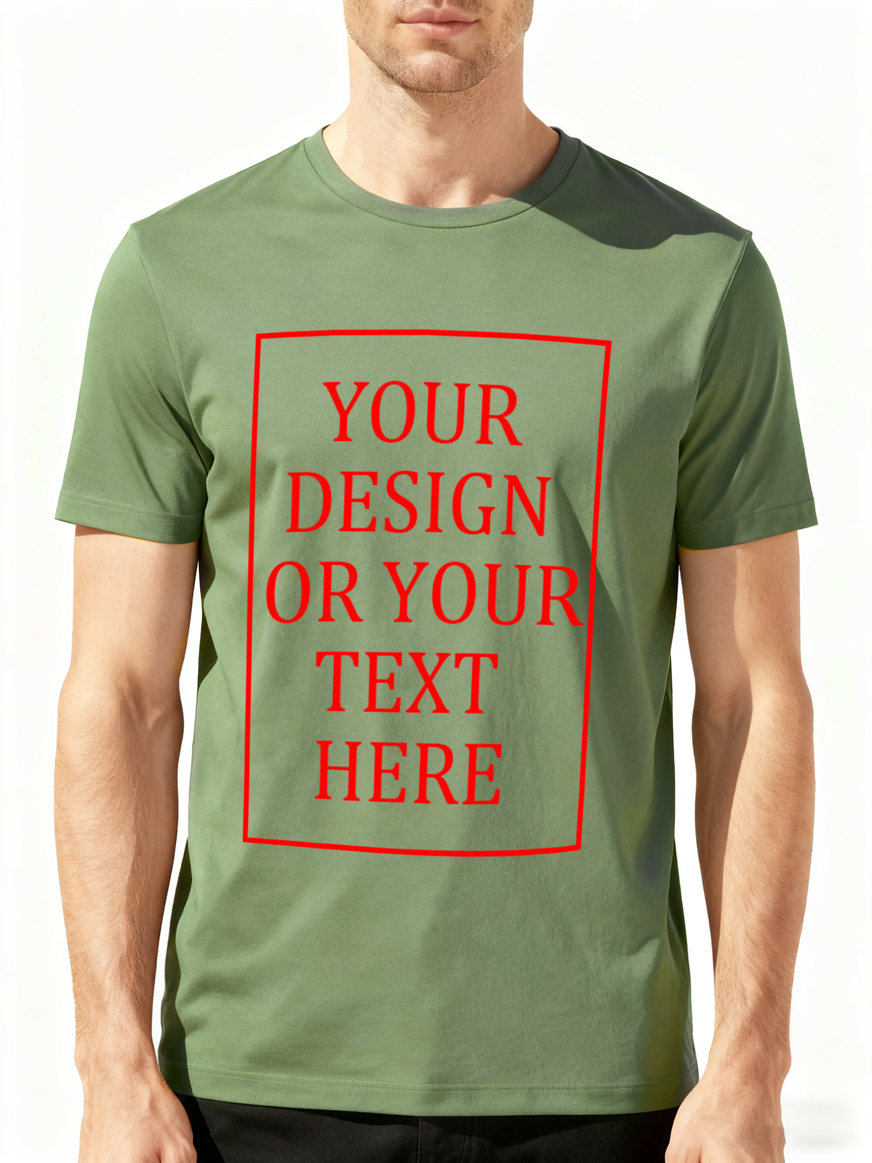 Custom T-shirt 100% Cotton Customizable Men's Pure Cotton Unisex T-shirt - Love My Boyfriend Girlfriend T-shirt Casual Short-Sleeved T-shirt - Personalized Photo Selfie Design T-shirt, soft, breathable, comfortable, unique gift idea