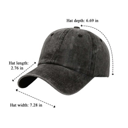 Custom Pattern Washed Baseball Cap Outdoor Soft Top Duckbill Cap