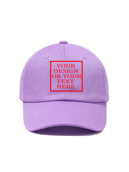 Custom Pattern Baseball Cap Outdoor Soft Top Duckbill Cap