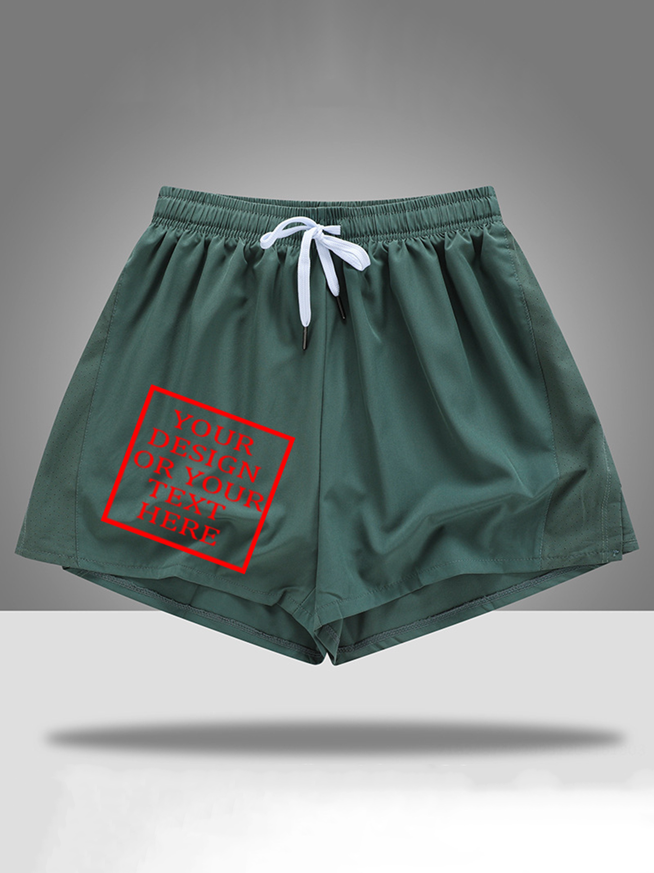 Customizable Women's Cotton Shorts - Add Your Own Photo/Pattern/Text Design | 100% Cotton | Machine Washable Shorts, Perfect for Summer, Valentine's Day and Holiday Gifts, Personalized Shorts