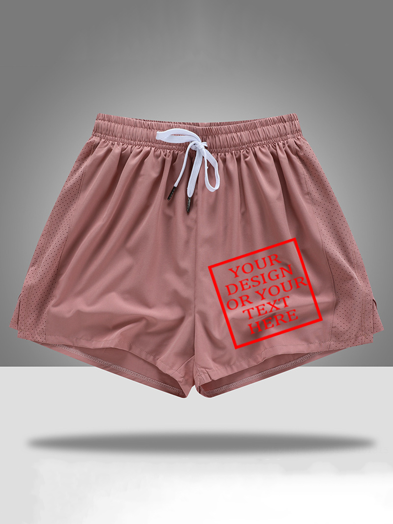  Customizable Women's Cotton Shorts - Add Your Own Photo/Pattern/Text Design | 100% Cotton | Machine Washable Shorts, Perfect for Summer, Valentine's Day and Holiday Gifts, Personalized Shorts