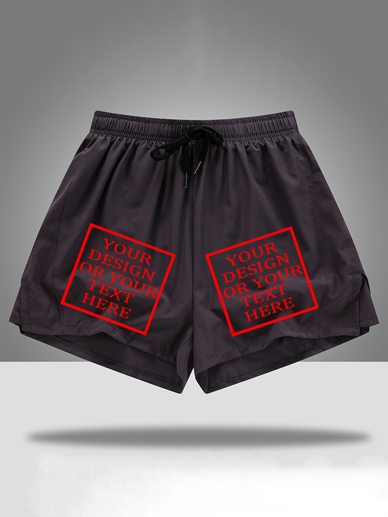 Customizable Women's Cotton Shorts - Add Your Own Photo/Pattern/Text Design | 100% Cotton | Machine Washable Shorts, Perfect for Summer, Valentine's Day and Holiday Gifts, Personalized Shorts