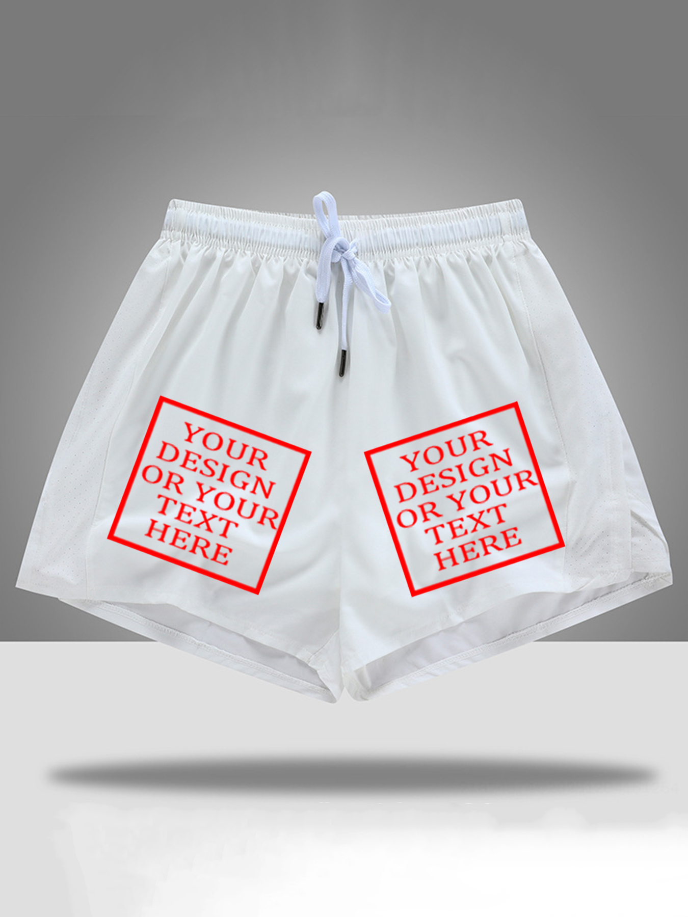 Customizable Women's Cotton Shorts - Add Your Own Photo/Pattern/Text Design | 100% Cotton | Machine Washable Shorts, Perfect for Summer, Valentine's Day and Holiday Gifts, Personalized Shorts