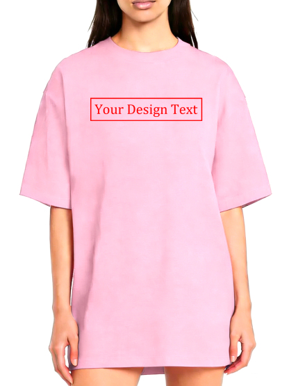 Women's Custom Short-Sleeve T-Shirt - Add Your Own Text Design | 100% Cotton | Machine Washable Crew Neck Short-Sleeve T-Shirt, Ideal for Company Team Building Attire, Work Shirts, and Holiday Gifts. Personalized Short-Sleeve T-Shirt.