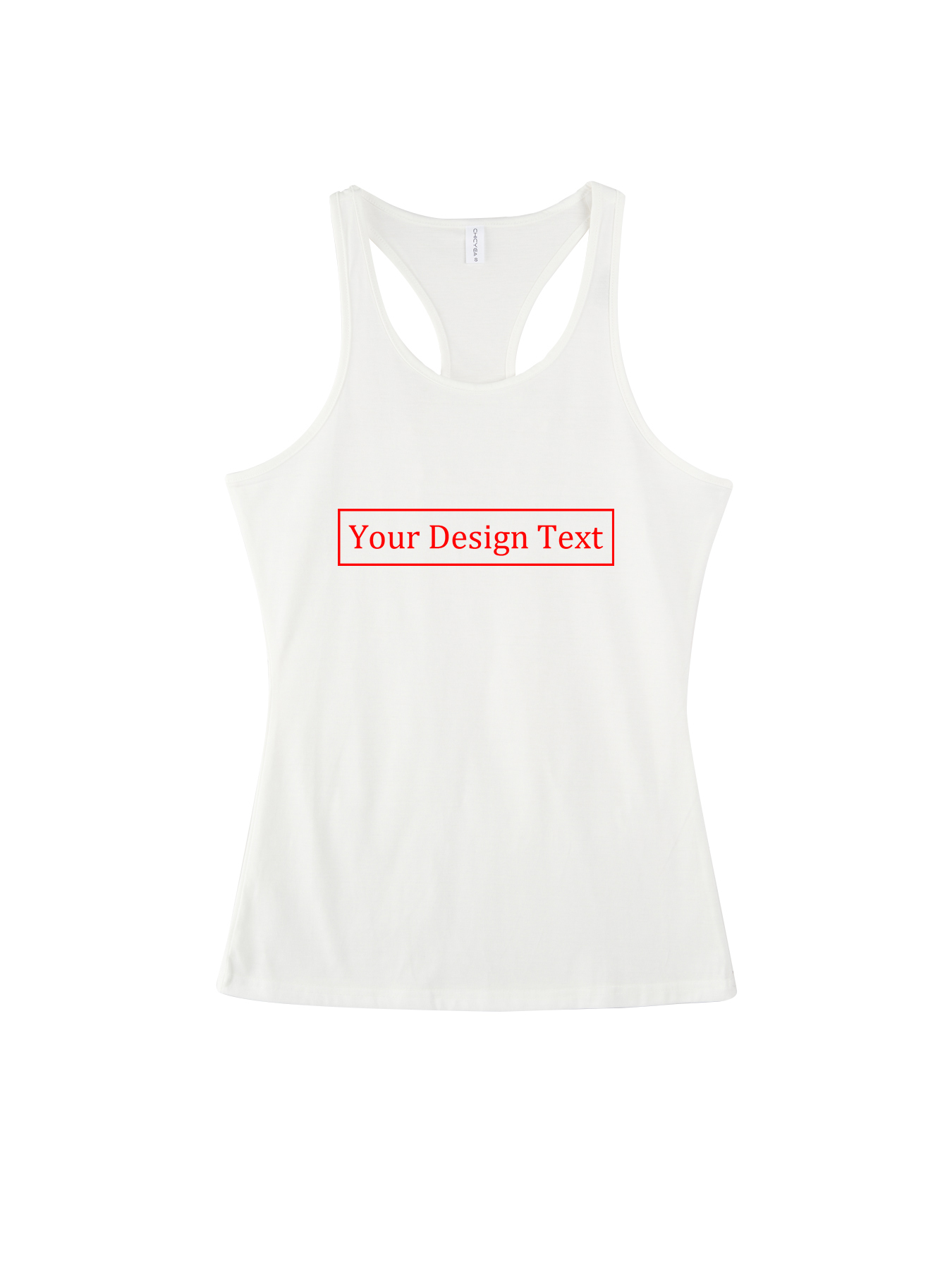 Women's Custom Vest - Add Your Own Text Design