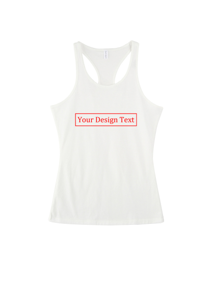 Women's Custom Vest - Add Your Own Text Design