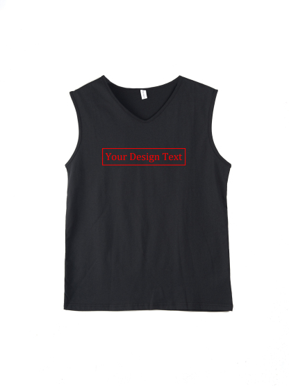  Women's Custom Vest - Add your own text design