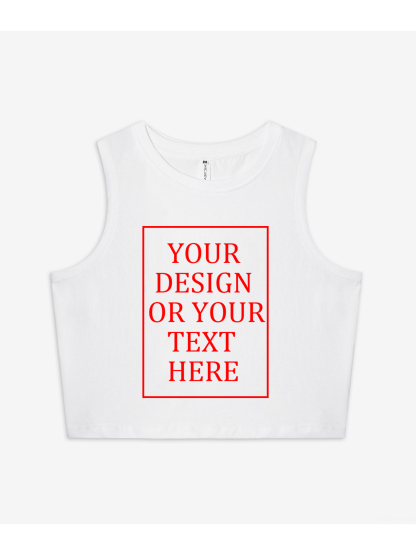 Women's Custom Vest - Add your own photo/text design