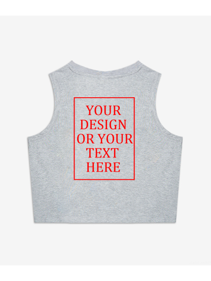 Women's Custom Vest - Add your own photo/text design