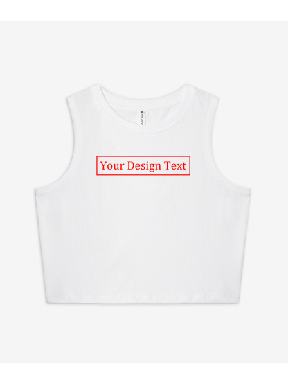 Women's Custom Vest - Add your own text design