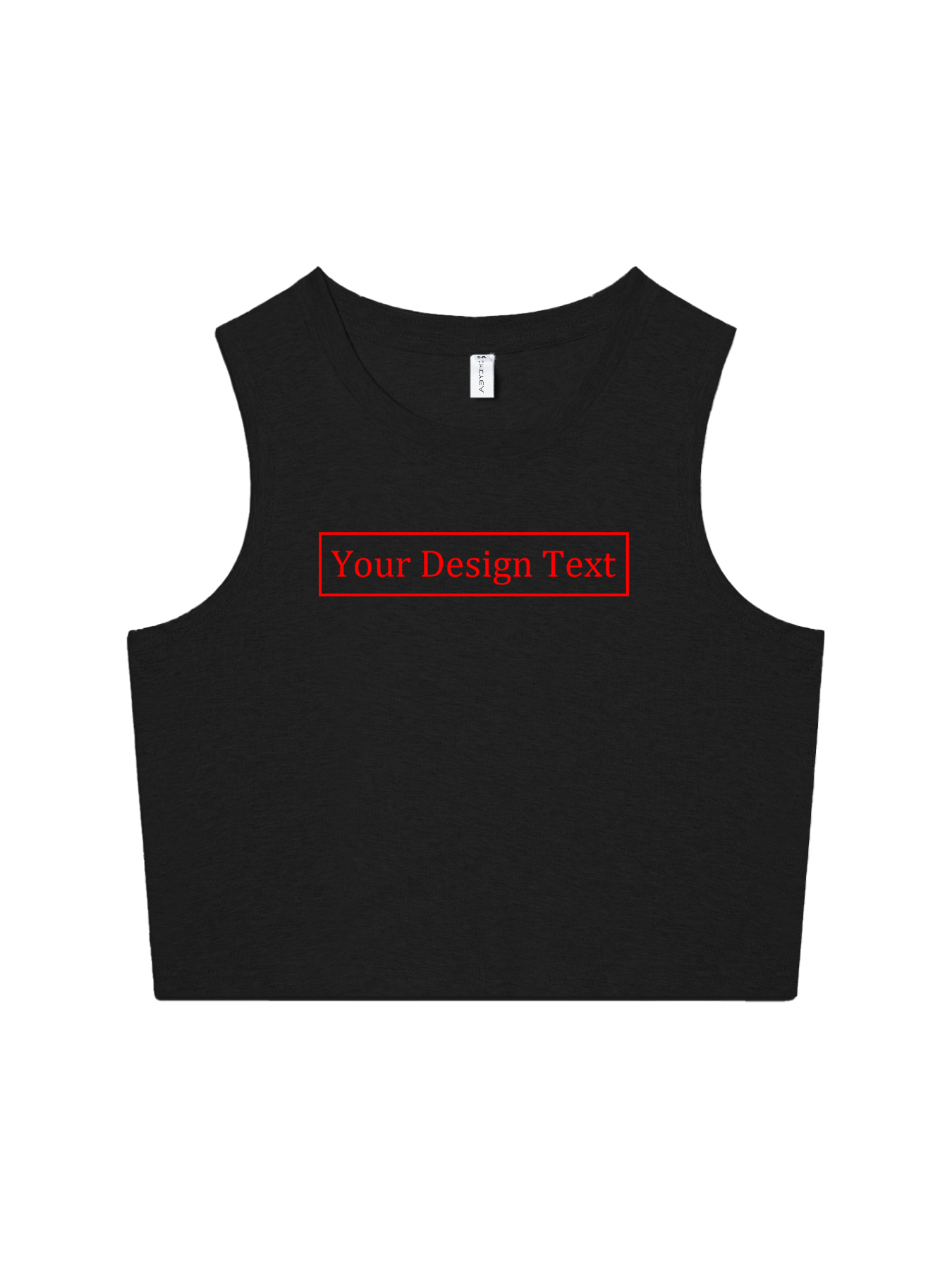 Women's Custom Vest - Add your own text design