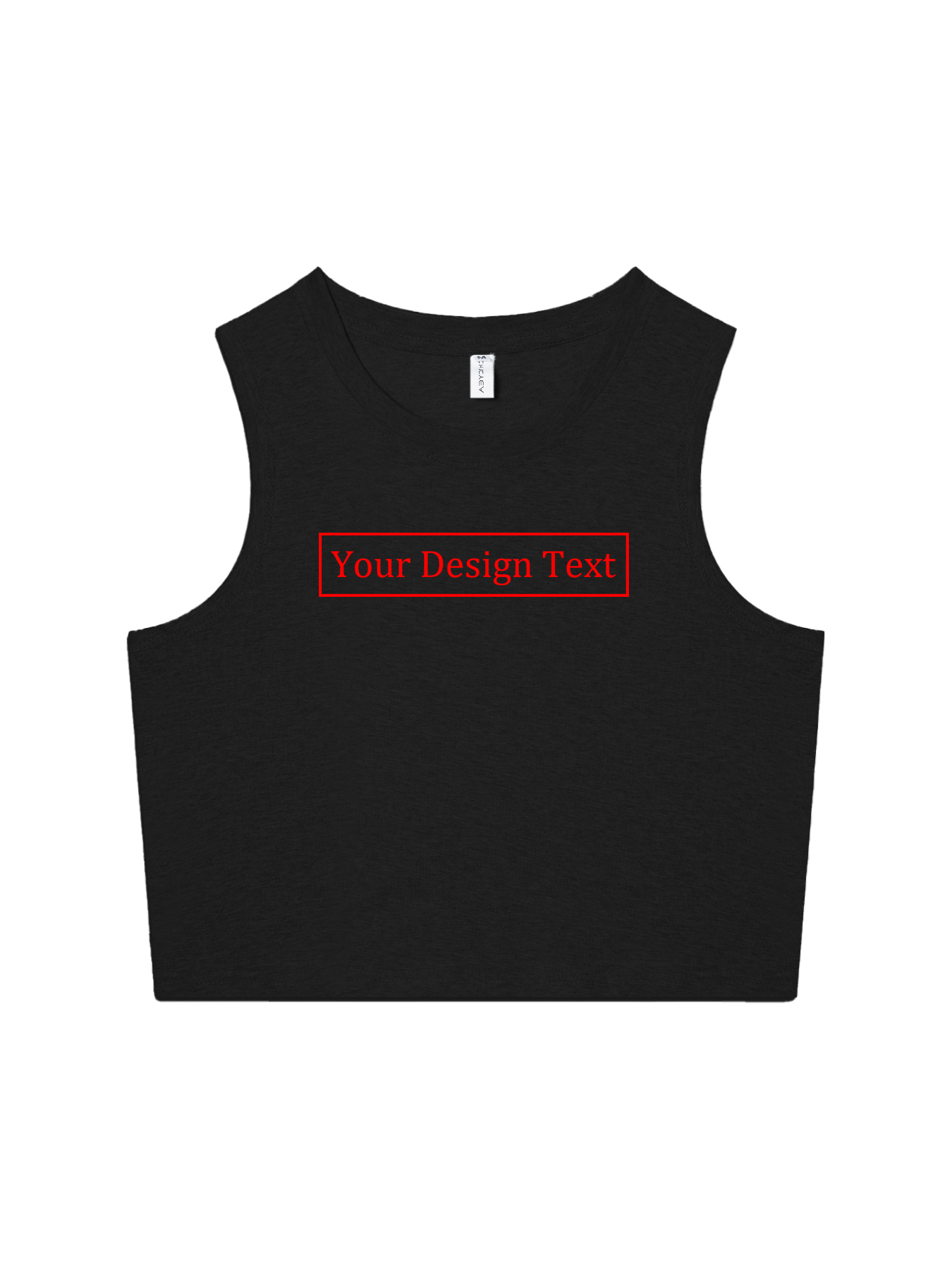 Women's Custom Vest - Add your own text design