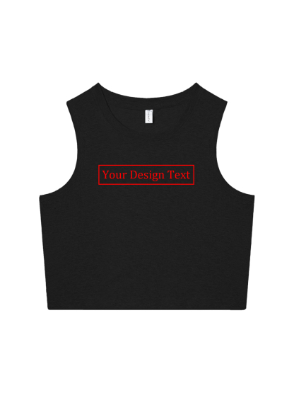Women's Custom Vest - Add your own text design