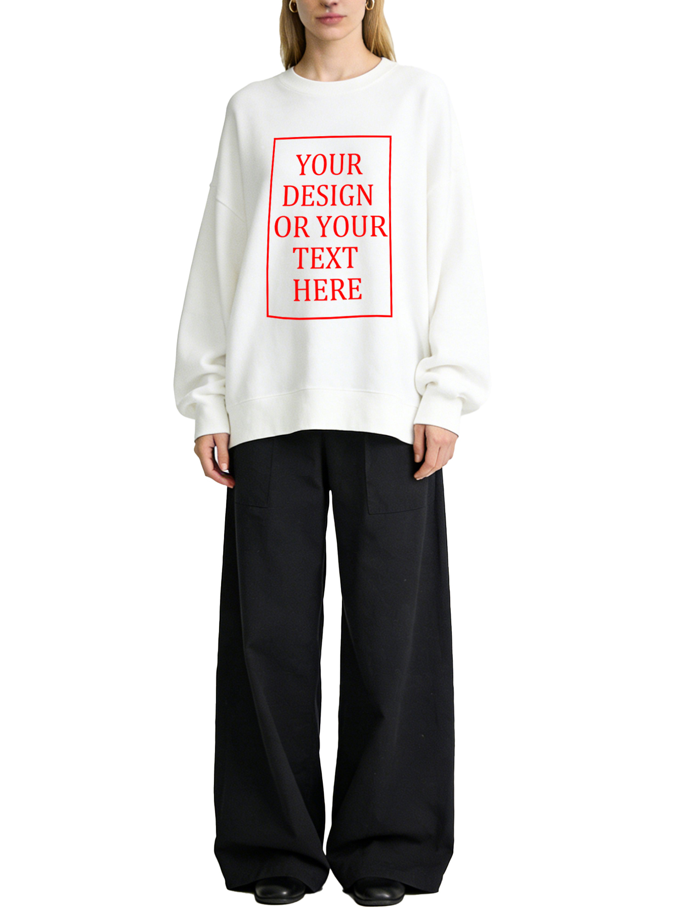 Women's Custom Hoodie - Add Your Own Photo/Text Design