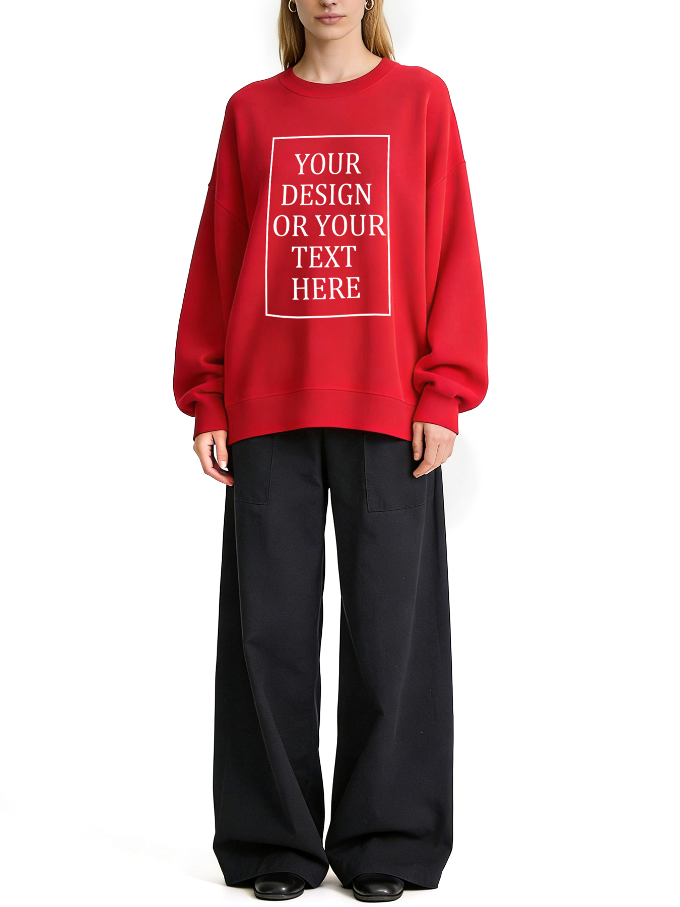 Women's Custom Hoodie - Add Your Own Photo/Text Design